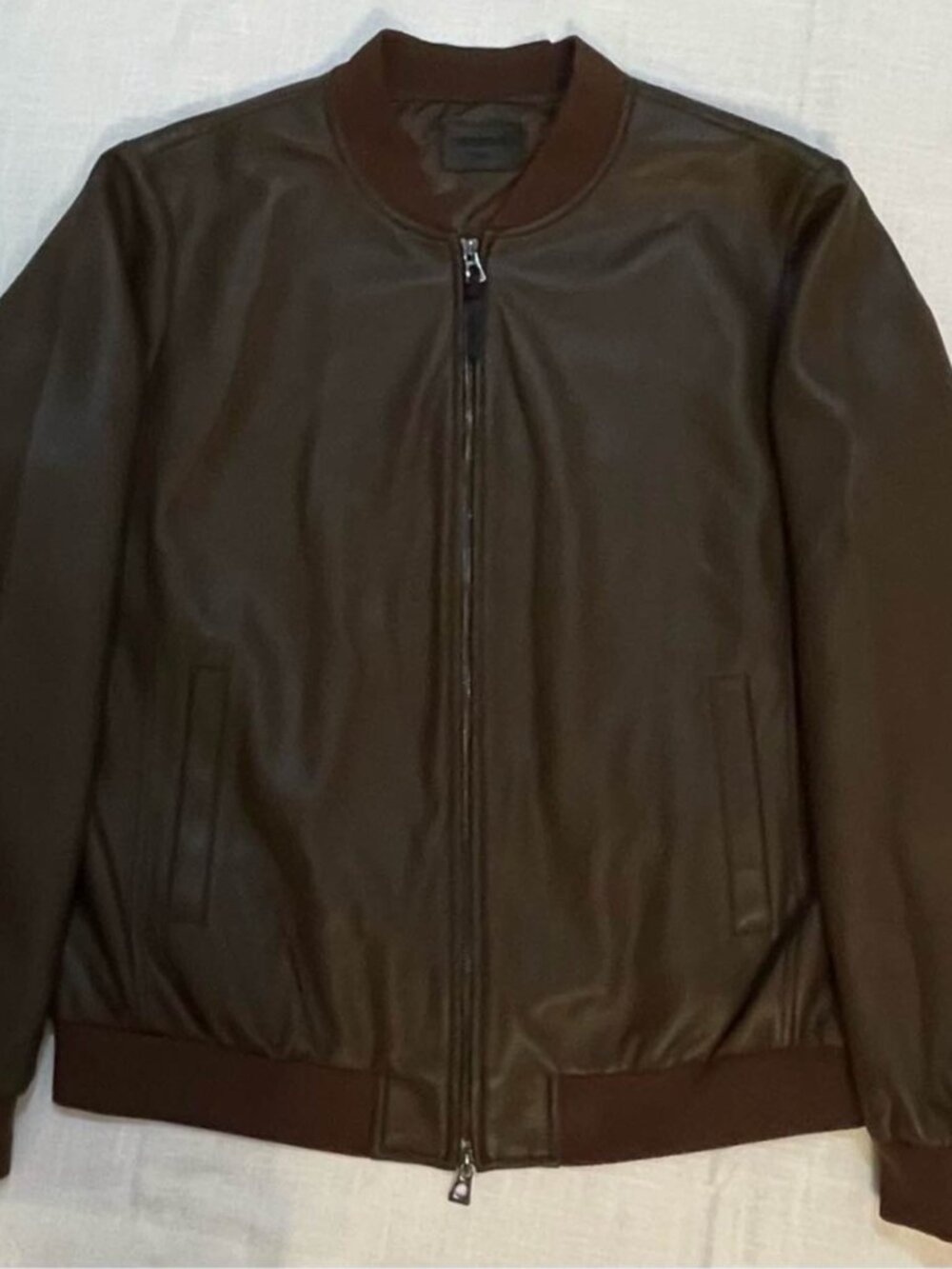 New Rudsak Jersey WN leather bomber jacket